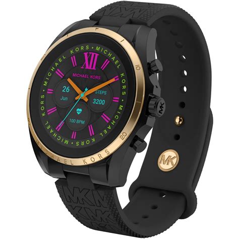 bradshaw black smartwatch michael kors|Michael Kors smartwatch gen 6.